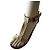 Sandali platform in pelle MM6 Maison Margiela Bianco sporco - vista 10