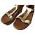 Sandali platform in pelle MM6 Maison Margiela Bianco sporco - vista 15