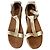 Sandali platform in pelle MM6 Maison Margiela Bianco sporco - vista 2
