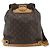 Louis Vuitton Vintage Montsouris Monogram Canvas GM Marron - vue 2