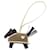 Hermès Hermes Robeau Coeur PM Handbag Charm Black Taupe  - view 1