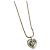 Swarovski Collana con Pendente Double Heart Argento D'oro