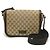 Borsa a Spalla Gucci GG Canvas & Pelle Beige