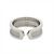 Cartier C2 Band Ring aus 18K Weißgold, Größe 48 - Ansicht 2