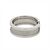 Cartier C2 Band Ring aus 18K Weißgold, Größe 48 - Ansicht 5