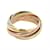 Anello Trinity Cartier a cinque file - vista 2