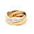 Anello Trinity Cartier a cinque file - vista 6