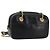 Borsa a Spalla GUCCI Bamboo Chain in Pelle Nera e Oro Auth ep14306 Nero D'oro