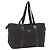PRADA Boston Bag Nylon Schwarz Gold Auth 176251 Golden