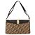 Borsa a Spalla Christian Dior Trotter Canvas Marrone Oro Auth 178153 D'oro - vista 13