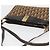 Borsa a Spalla Christian Dior Trotter Canvas Marrone Oro Auth 178153 D'oro - vista 6
