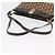 Borsa a Spalla Christian Dior Trotter Canvas Marrone Oro Auth 178153 D'oro - vista 7