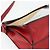 Céline CELINE Schultertasche Leder Rot Silber Authentisch 177971 - Ansicht 14