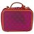 Borsa a tracolla vanity CHANEL CC Filigree Chain in cotone Rosa Oro CC Auth 177990 D'oro - vista 2
