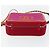 Borsa a tracolla vanity CHANEL CC Filigree Chain in cotone Rosa Oro CC Auth 177990 D'oro - vista 5