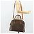 Céline Bolso CELINE Macadam Canvas PVC Cuero 2way Marrón Oro Auth 178176 Castaño Dorado - vue 24