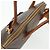 Céline Bolso CELINE Macadam Canvas PVC Cuero 2way Marrón Oro Auth 178176 Castaño Dorado - vue 6