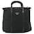 Borsa PRADA in Nylon 2way Nera Argento Auth 178940 Nero - vista 13