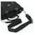 Borsa PRADA in Nylon 2way Nera Argento Auth 178940 Nero - vista 8
