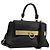 Salvatore Ferragamo Gancini Sofia Hand Bag Leather 2way Black Gold Auth 176789 Golden