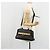 Salvatore Ferragamo Gancini Sofia Hand Bag Leather 2way Black Gold Auth 176789 Golden - view 30