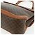Céline Borsa CELINE Macadam Canvas PVC Pelle Marrone Oro Auth 179062 D'oro - vista 17