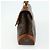 Céline Borsa CELINE Macadam Canvas PVC Pelle Marrone Oro Auth 179062 D'oro - vista 4