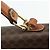 Céline Borsa CELINE Macadam Canvas PVC Pelle Marrone Oro Auth 179062 D'oro - vista 8