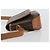 Céline Borsa a Spalla CELINE Macadam Canvas PVC Pelle Marrone Oro Auth BA12386 D'oro - vista 4