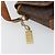 Céline Borsa a Spalla CELINE Macadam Canvas PVC Pelle Marrone Oro Auth BA12386 D'oro - vista 9