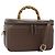 Borsa a Mano GUCCI Bamboo Pelle 2way Marrone Oro 013 2122 2491 Auth 168841 D'oro