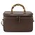 Borsa a Mano GUCCI Bamboo Pelle 2way Marrone Oro 013 2122 2491 Auth 168841 D'oro - vista 13