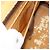 Borsa a Mano GUCCI Bamboo Pelle 2way Marrone Oro 013 2122 2491 Auth 168841 D'oro - vista 25