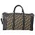 Borsa Boston Christian Dior Trotter Canvas Navy Silver Auth 175624 Argento Blu navy - vista 2