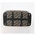 Borsa Boston Christian Dior Trotter Canvas Navy Silver Auth 175624 Argento Blu navy - vista 5