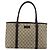 Borsa Tote GUCCI GG Supreme PVC Beige Argento 114595 Auth kk671 - vista 13