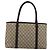 Borsa Tote GUCCI GG Supreme PVC Beige Argento 114595 Auth kk671 - vista 2