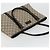 Borsa Tote GUCCI GG Supreme PVC Beige Argento 114595 Auth kk671 - vista 6