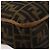 Borsa a Spalla FENDI Zucca Canvas Marrone Nero Autentica bs35004 - vista 14