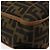 Borsa a Spalla FENDI Zucca Canvas Marrone Nero Autentica bs35004 - vista 15