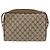 Borsa GUCCI GG Supreme Web Sherry Line PVC Beige Oro 119 02 088 Auth BA12405 D'oro - vista 2