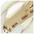 CHANEL Matelasse Cruise Line Chain Bag Pelle Bianco Oro CC Auth 178074SM D'oro - vista 10
