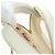 CHANEL Matelasse Cruise Line Chain Bag Pelle Bianco Oro CC Auth 178074SM D'oro - vista 25