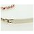 CHANEL Matelasse Cruise Line Chain Bag Pelle Bianco Oro CC Auth 178074SM D'oro - vista 8
