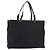 Borsa Tote PRADA in tela nero e oro Auth 176696 D'oro