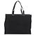 Borsa Tote PRADA in tela nero e oro Auth 176696 D'oro - vista 2