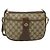 Borsa GUCCI GG Supreme Web Sherry Line in PVC Beige Oro 89 02 032 Auth 177923 D'oro - vista 13