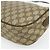 Borsa GUCCI GG Supreme Web Sherry Line in PVC Beige Oro 89 02 032 Auth 177923 D'oro - vista 15
