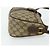 Borsa GUCCI GG Supreme Web Sherry Line in PVC Beige Oro 89 02 032 Auth 177923 D'oro - vista 4