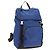 Zaino PRADA in tela blu argento Auth 176786